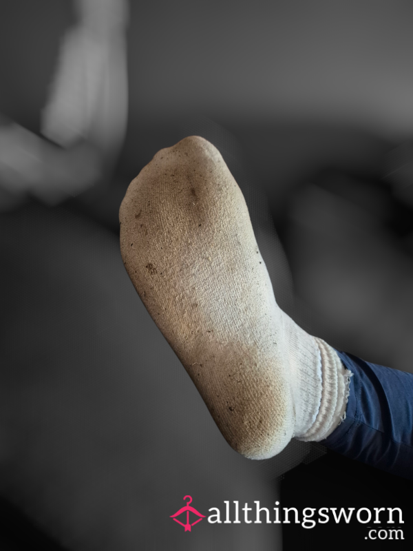 Authentic Well-Worn Adidas Socks – Worn By My Fiancé, Fresh From His Feet 🔥