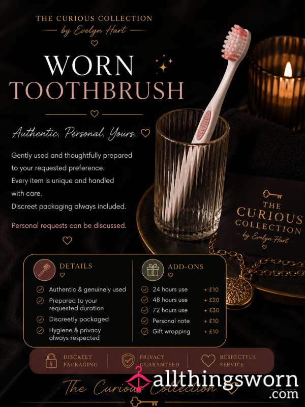 Authentic Worn Toothbrush | Prepared To Your Preference 🪥