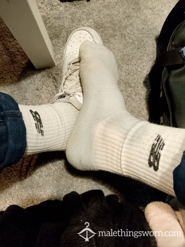 Authentic Well Worn New Balance Socks (Size 11)