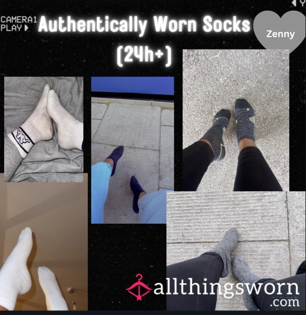 Authentically Worn Socks (24h+) 🧦💕
