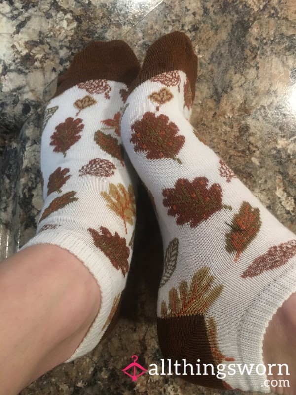 Autumn Leaves Ankle Socks