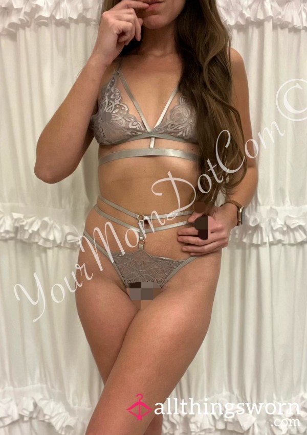 👙 Sliver 2-Piece Lingerie Set