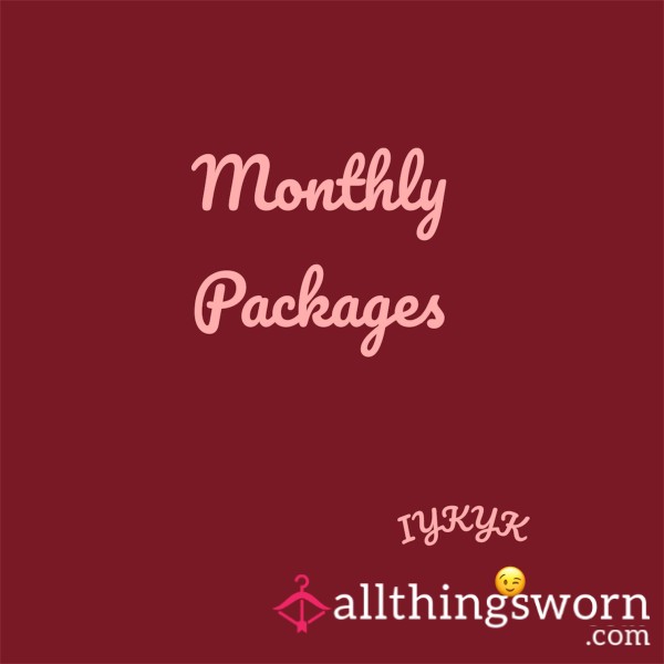 Available Now-Monthly Packages