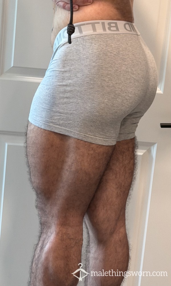 Avily Worn Buffalo David Bitton Heather Grey Trunks - Size XL