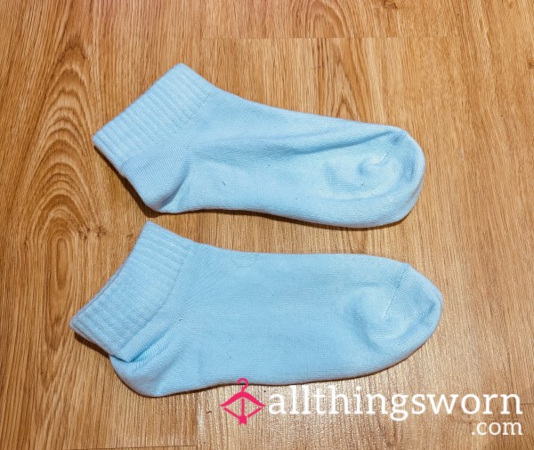 Baby Blue Ankle Socks