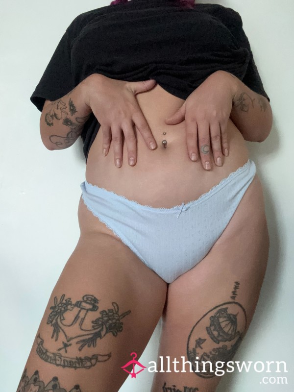 Baby Blue Cotton Panties