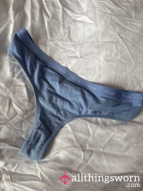 Baby Blue Fcuk Thong
