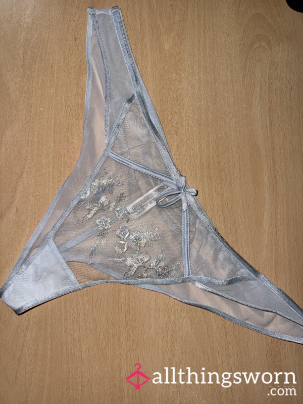 Baby Blue Sheer And Silk!