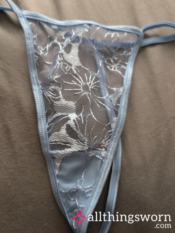 Baby Blue Thong