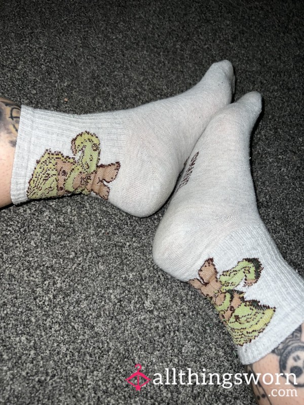 Baby Groot With Gra** Crew Socks