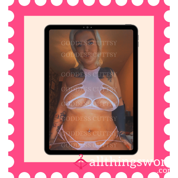 Baby Pink 2 Piece Body Stocking