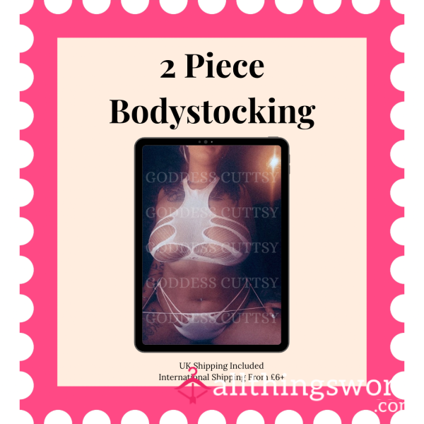 Baby Pink 2 Piece Body Stocking