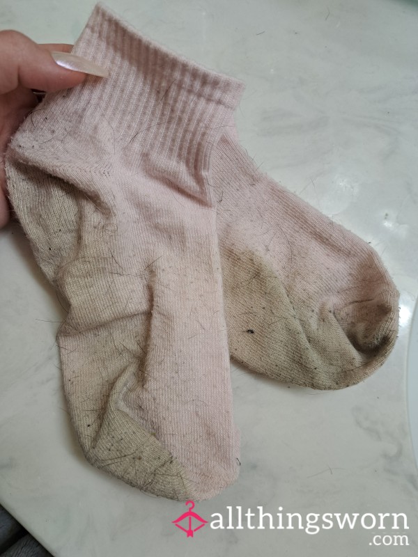Baby Pink Above The Ankle Socks