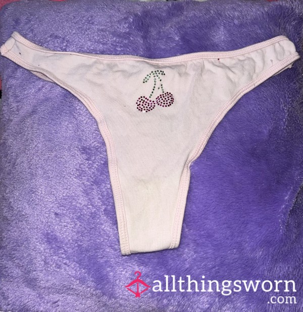 Baby Pink Cherry Thong