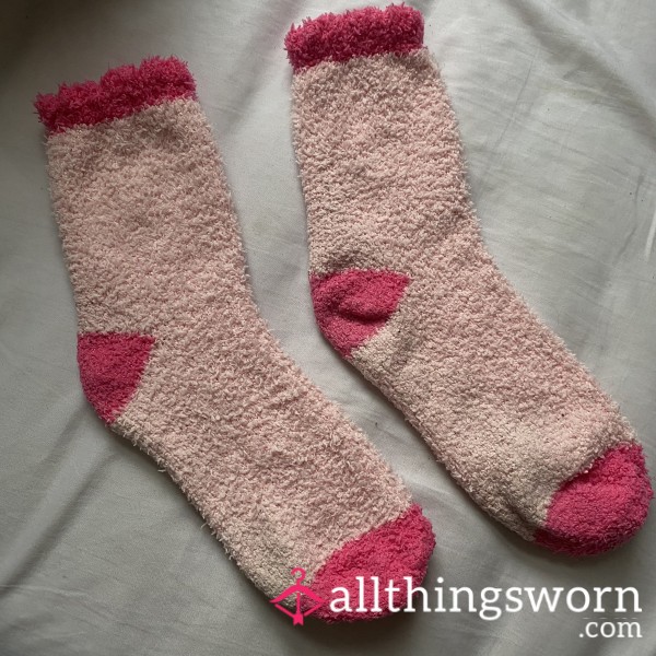 Baby Pink Fluffy Socks💗