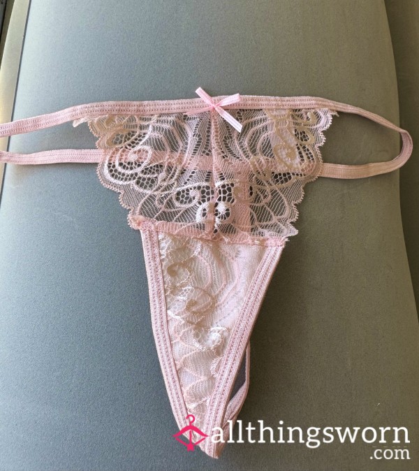 SOLD Baby Pink G String