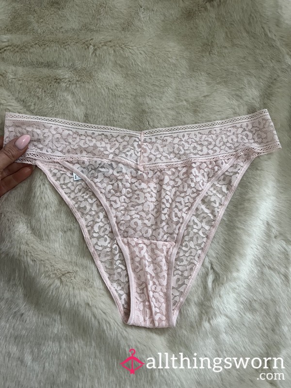 Baby Pink Innocent Lace Panties 😇