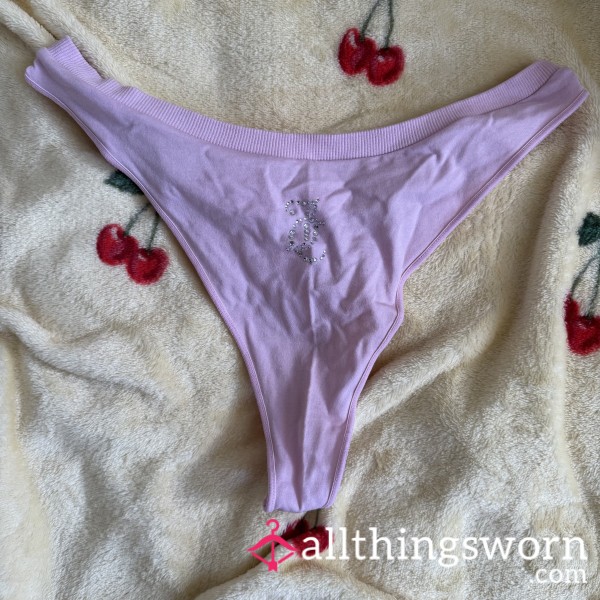 Baby Pink Juicy Couture Thong 💗