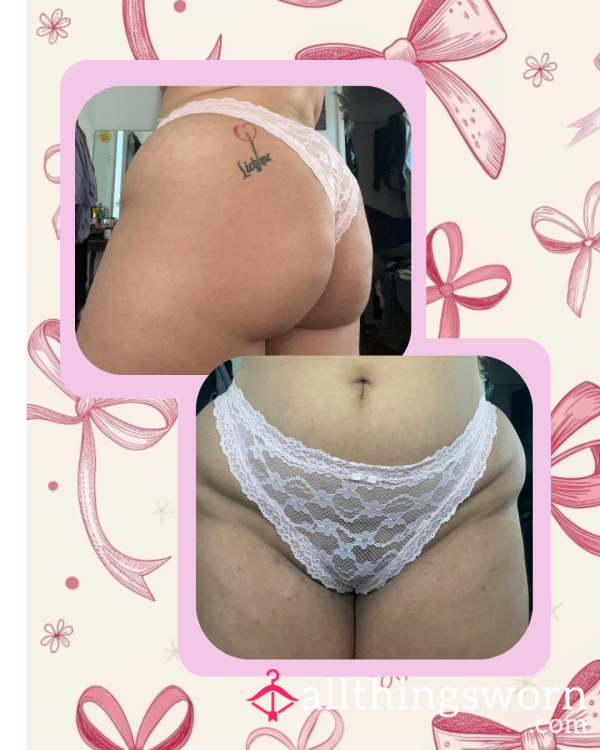 Baby Pink Lace BBW Brazilian Thing
