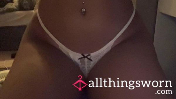 Baby Pink Lace Thongs