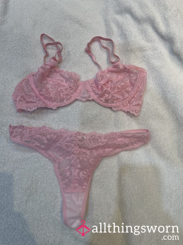 Baby Pink Lingerie Set 💦