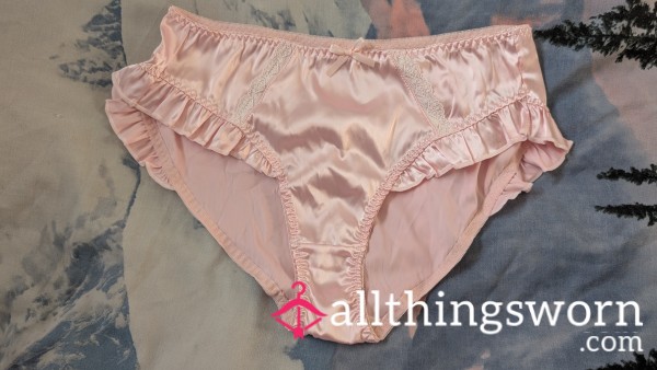 Baby Pink Satin Panties