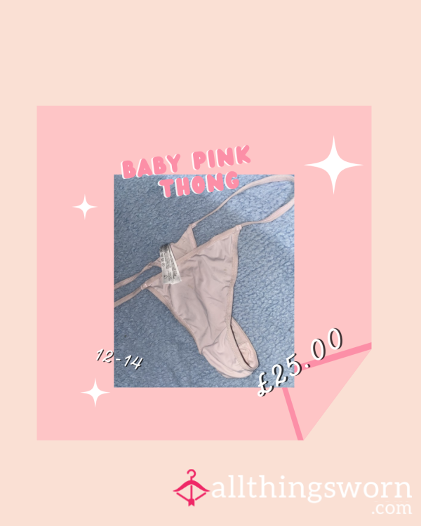 Baby Pink Thong