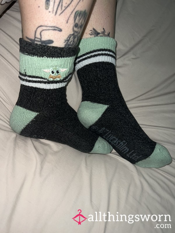 Baby Yoda Bed Socks