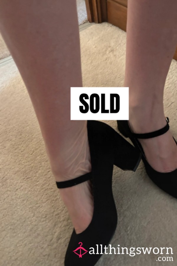 Back Suede Mary Jane Shoes 🥿