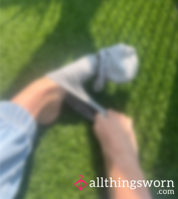 Backyard Sock Strip Tease