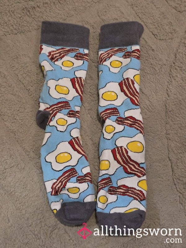 Bacon And Eggs Socks.