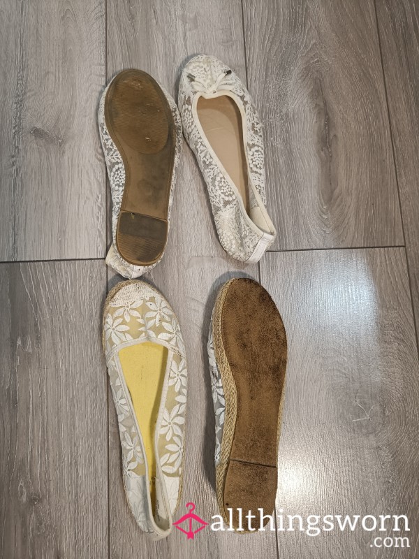 Ballet Style Shoes Size 8- Pick Your Pair