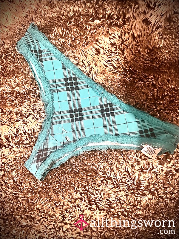 💙 Bambi’s Blue & Black Check Pantie