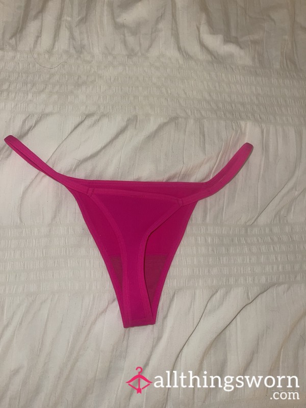 Bambi’s Hot Pink Strappy Thong
