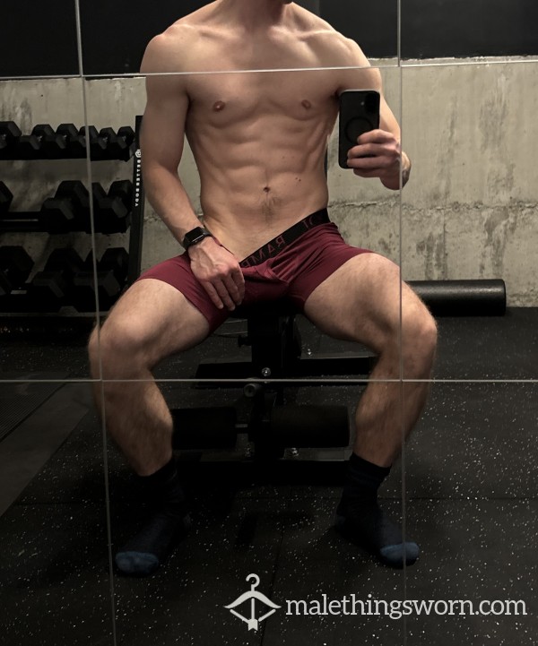 SOLD - Bamboo Cool Boxer Briefs (Red)