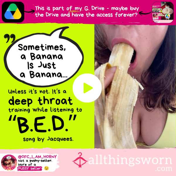 Banana Deap Throat Training (13.06.2025)