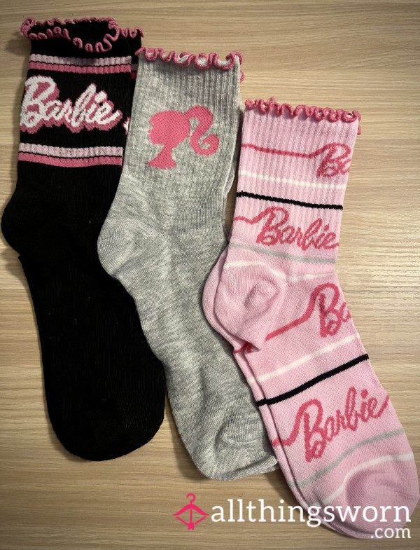Barbie Girl Frilly Ruffled Crew Socks! | 48hrs