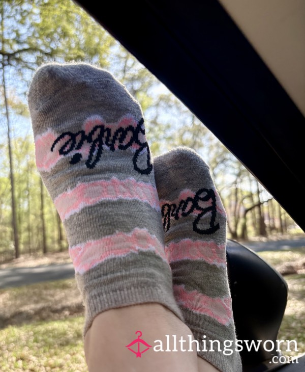 Barbie Socks Worn All Day!
