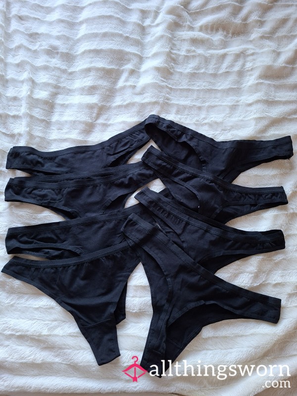 Barbie's Dark Basic Cotton Thongs🥵🖤