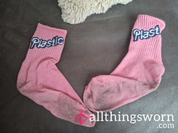 Barbie's Dirty Worksocks Long🥵Pink🩷|Smelly|Wellworn|Stinky