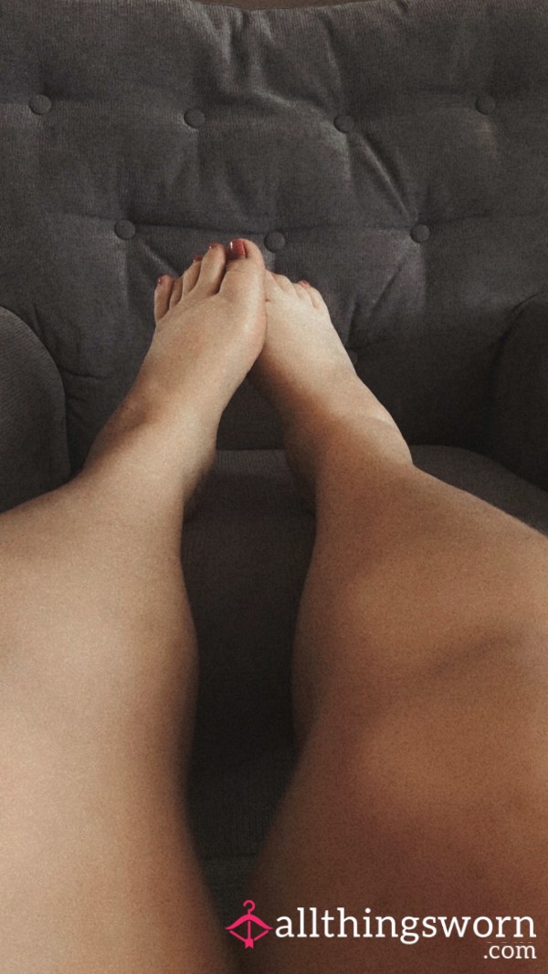 Bare Feet And Pink Toes