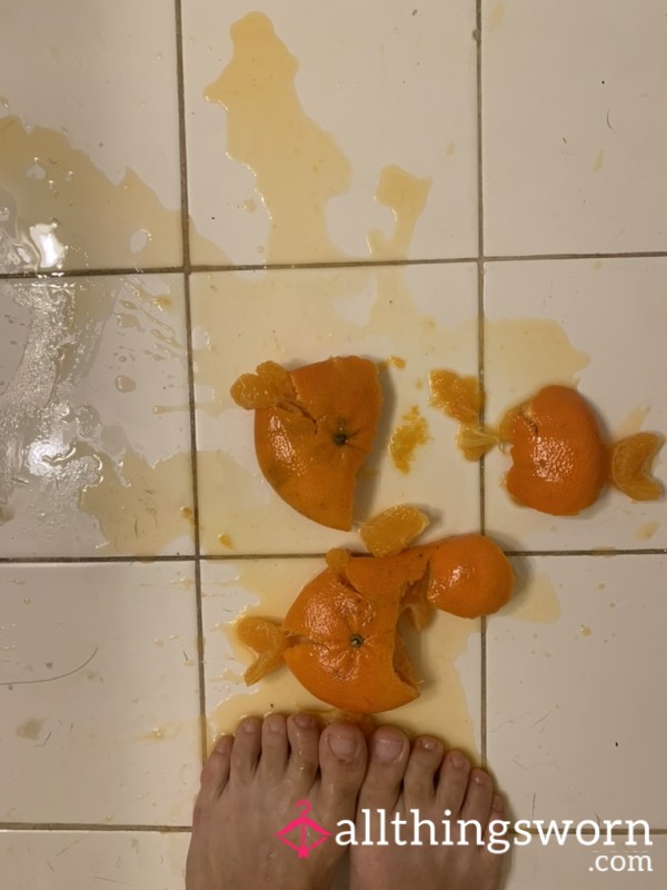 Bare Feet, Naked Toes Fruit Crush