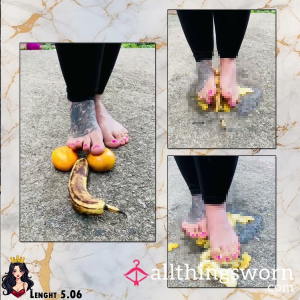 ★彡 Bare Foot Fruit  C*ck And Ball Shaped Squish 彡★