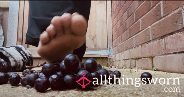 Foot Crush Food - ASMR Crushing **Highly Recommend **