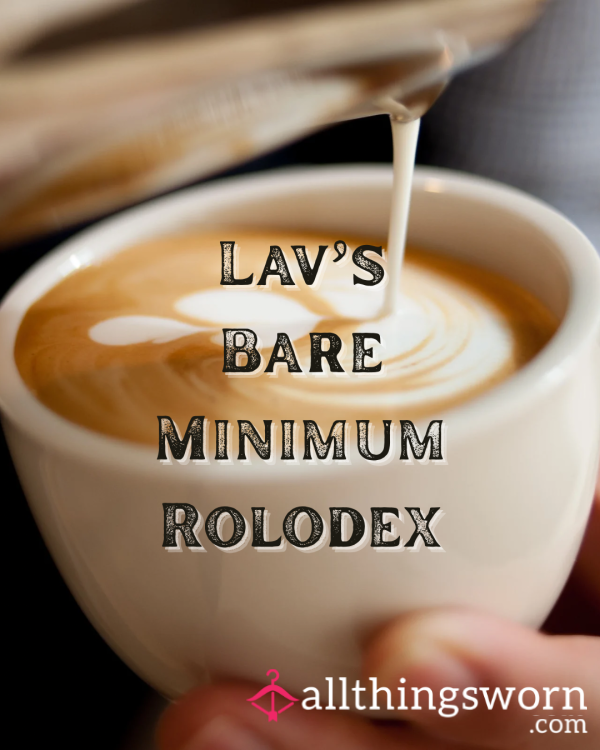 Bare Minimum Rolodex