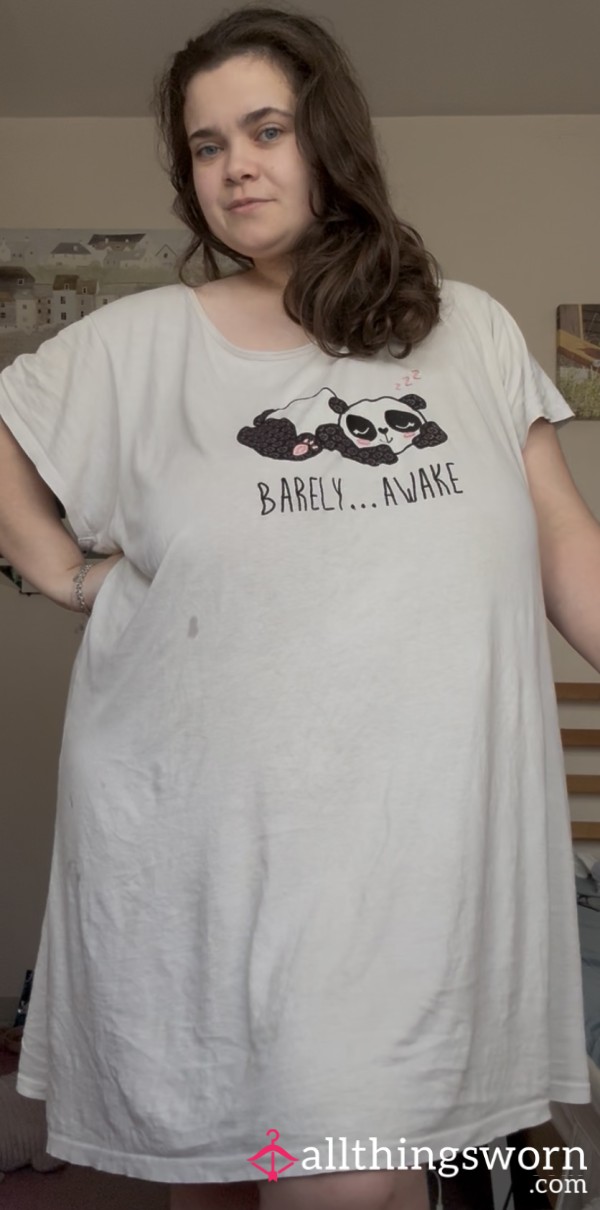Barely Awake Panda Nightdress