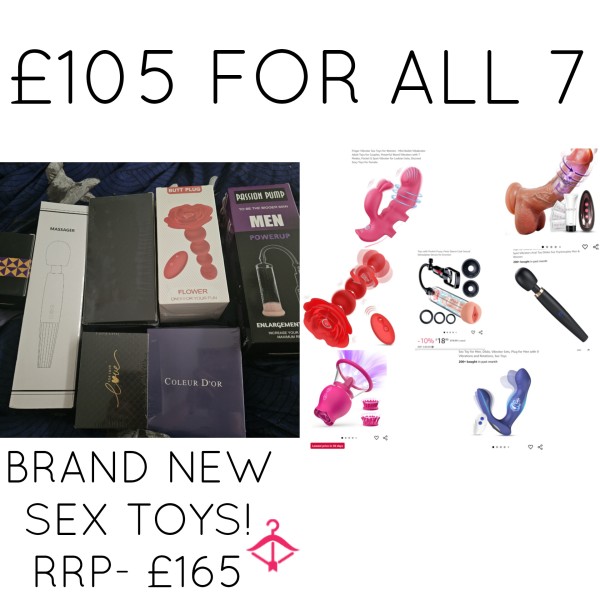 Bargain Brand New S** Toy Bundle Joblot Di**o Prostate Pump