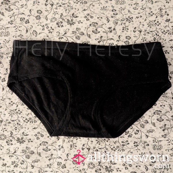 Basic Black Cotton Briefs