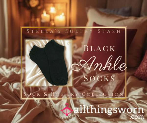 Black Ankle Socks (£20)