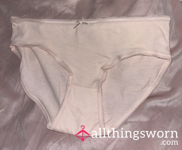 Basic Light Pink With Bow Panties 💞